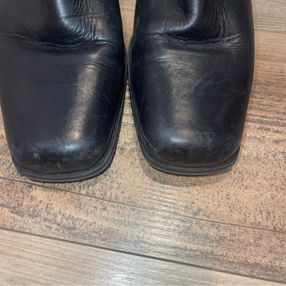 Vintage Women's Eddie Bauer Leather Boots Square Size 9.5 020 1208 Made In Italy - Picture 8 of 8